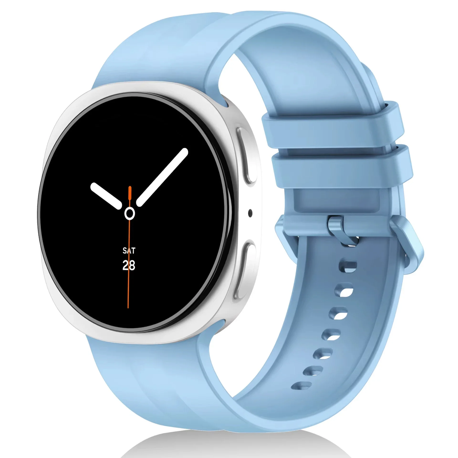 Premium Silicone Sports Strap - Universal Fit Smartwatch Band Accessory
