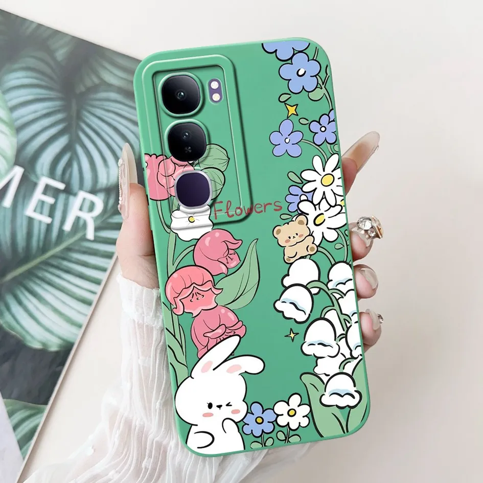 Floral Daisy Shockproof Silicone Phone Case (New Fashion Design)