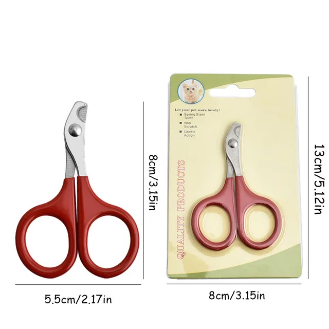 Pet Nail Clippers - Cat Nail Trimmers, Professional Pet Nail Cutting Tools, Safe Grooming Kit for Cats & Small/Medium Dogs 6