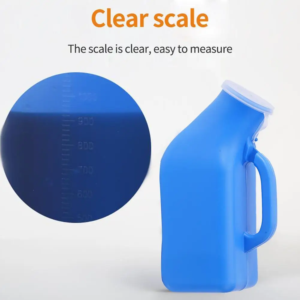 Portable Travel Potty Adults Urinal Collector Urine Bottle Home Chamber Plastic 1000ml/1200ml For Men Women