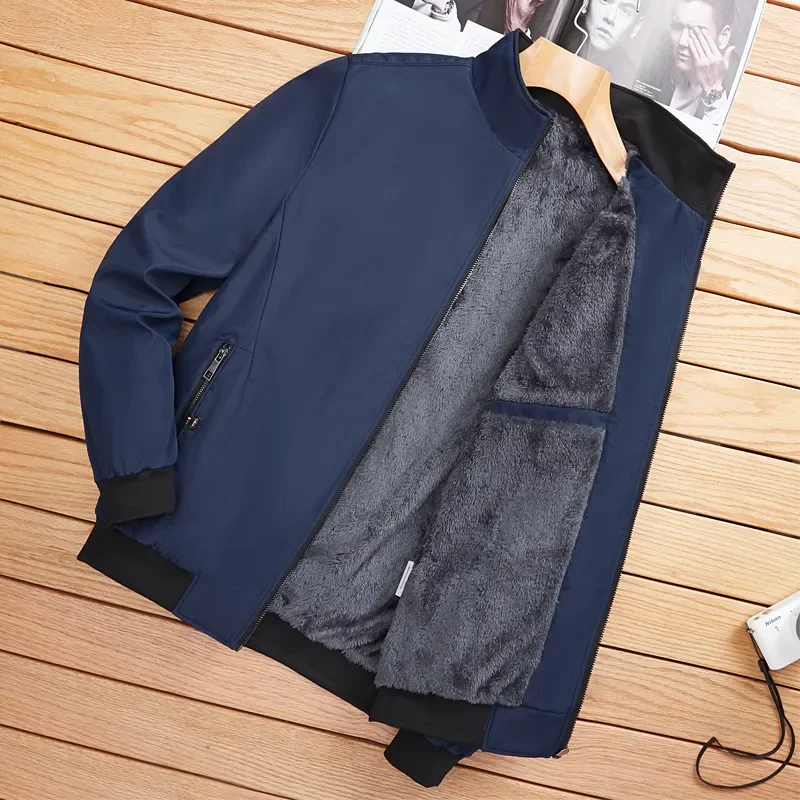 

2023 Winter New Men's Bomber Zipper Jacket Male Casual Streetwear Hip Hop Slim Fit Pilot Coat Men Clothing Plus Size 6XL 7XL 8XL