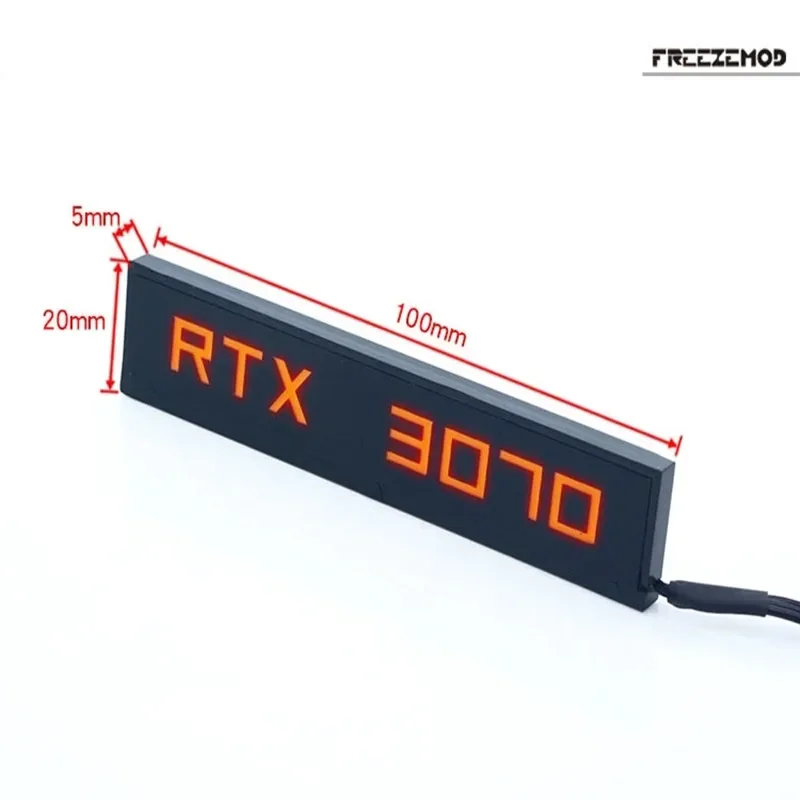 Zemod-placa Gráfica de Painel Lateral Rgb Rtx 4080 4090 3080 3090 Rx6900 Gtx Rog Gpu Modificar 5v 3pin Argb Aura Sync pc Case Mod Diy - Imagem 6