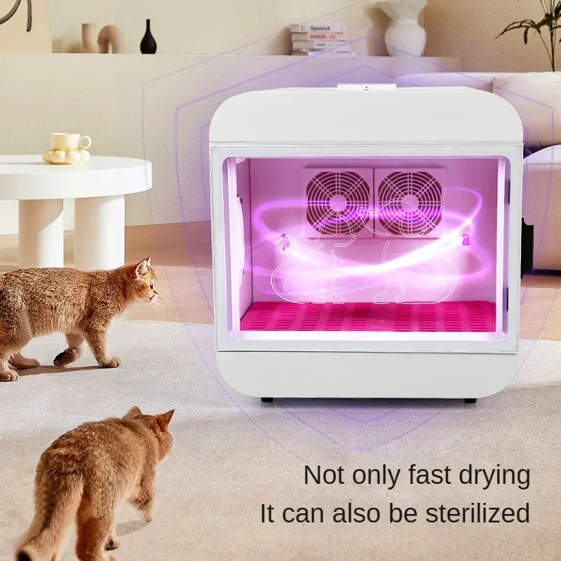 Pet Hair Dryer Silent Household Small Water Blower Blower Box Pet Drying Box Pet Bathing and Drying Cat Dryer Shop Hair Dryer