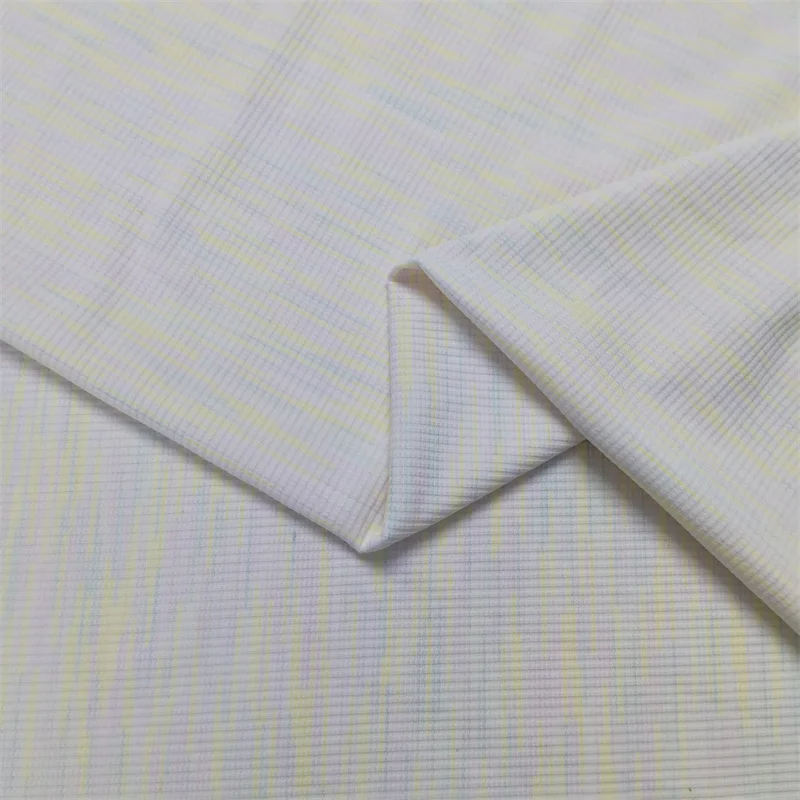Striped Jacquard Knit Fabric 2
