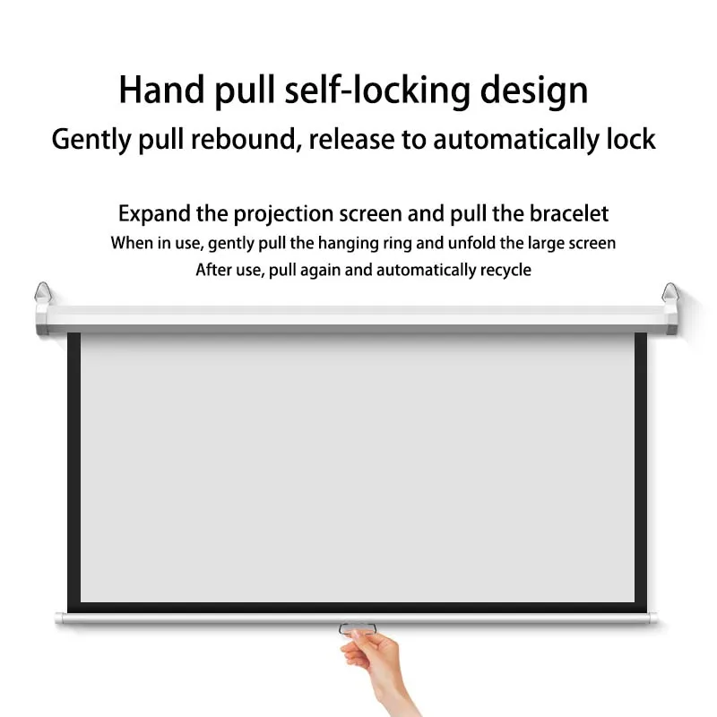Thinyou-60-72-84-100-inch-16-9-manual-self-locking-projection-screen ...