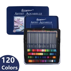 Premium Watercolor Pencil Set with Brush - Vibrant Art Supplies (120 Colors Set)