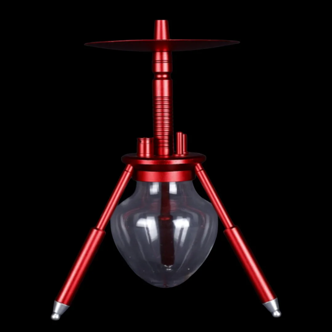 

Aluminium Alloy Spider Tripod Arabic Shisha Portable Hookah Chicha Narguile Completo Smoking Acecessories Glass Pipe For Smoke