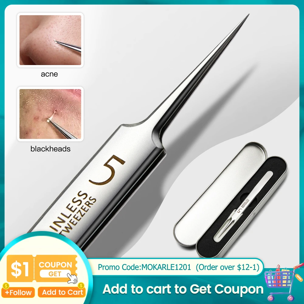 German Ultra fine No.5 Cell Pimples Blackhead Clip 0.1mm Blackhead