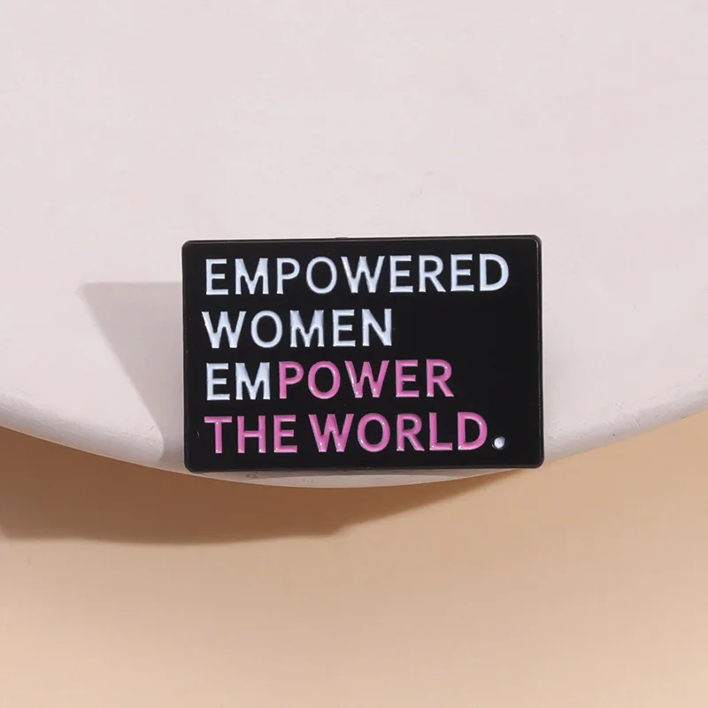 Women Girl Power Emaille Pins feministisch ‌ Gut verhaltene Frauen machen selten Geschichte Broschen Revers Abzeichen Schmuck Geschenke für Freunde ‌ – Detail 5