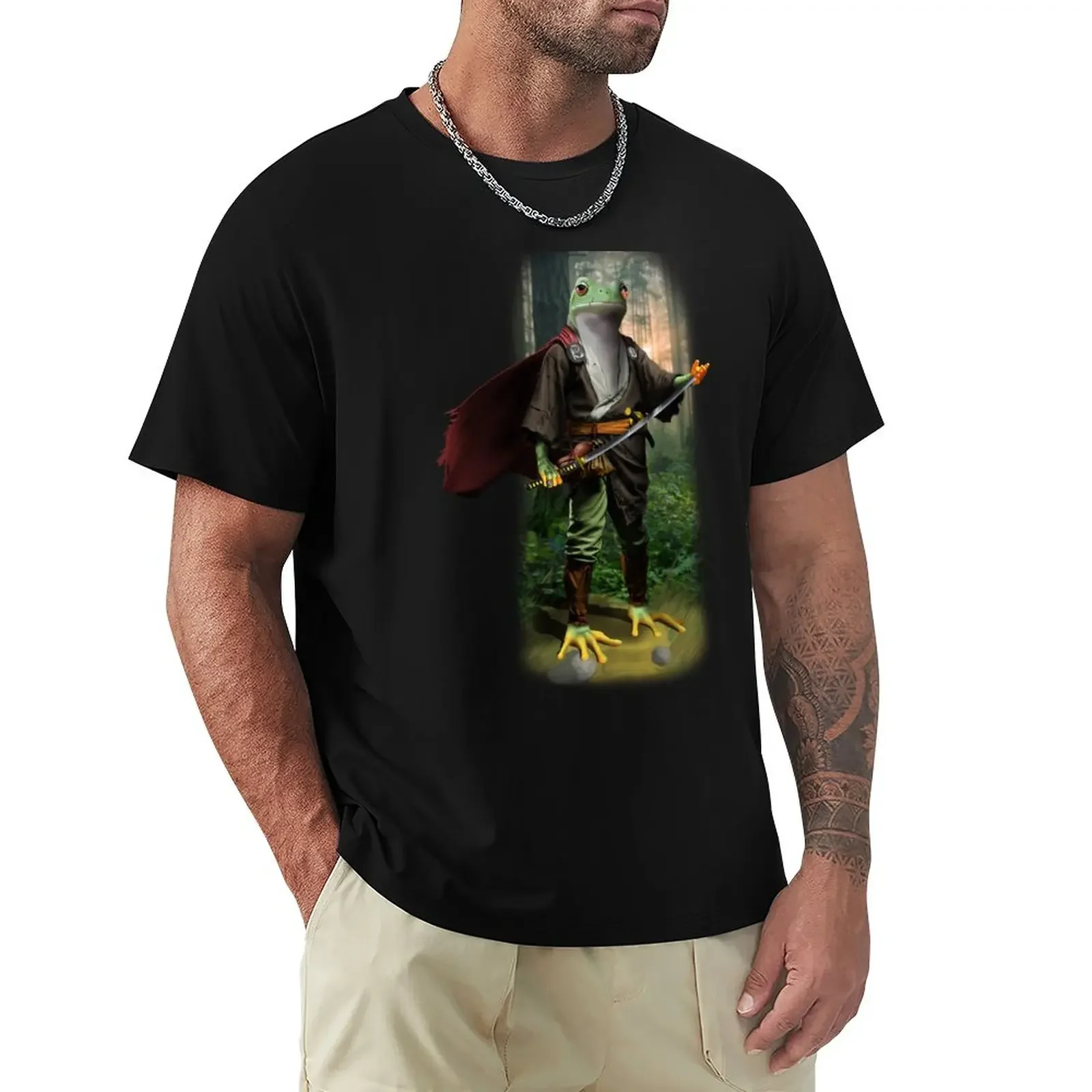 

Exclusive Hand Drawn Samurai Frog | Samurai Collection Item-6 (Frog) | by Rendigart Studio T-Shirt