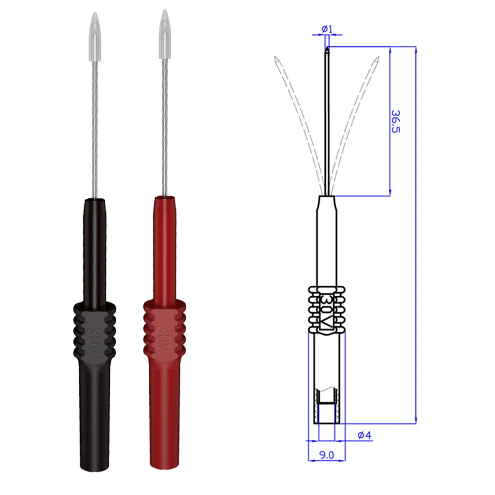 

Multimeter Pen Leads Kit 25X Copper Alloy For Digital Electrical Kit PVC Silicone Silicone Multimeter Test Leads