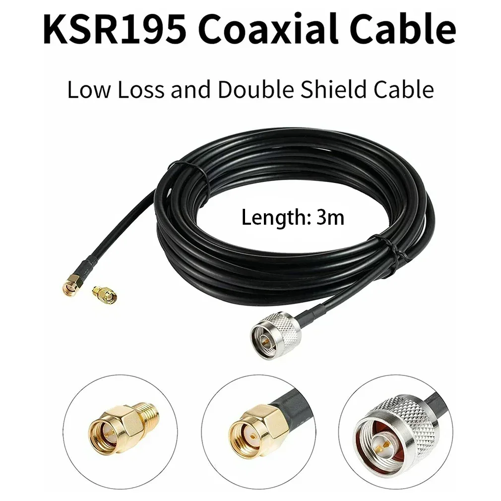 12 DBi 915MHz Antenna N Female Connector KSR195 Cable Outdoors Helium Hotspot RAK Nebra Bobcat 300 MNTD HNT Miner