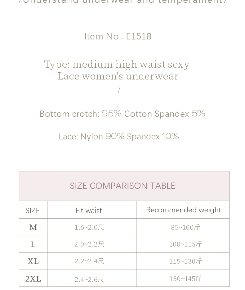 Women's underwear Ice silk high waist belly lift lace pure cotton antibacterial crotch little girls shorts summer thin