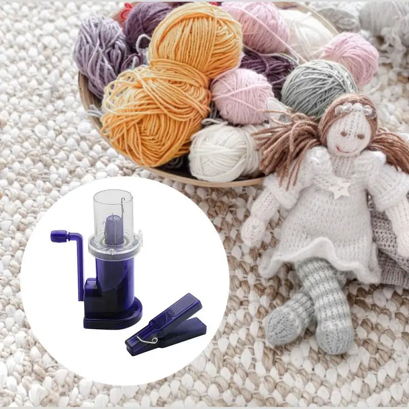 Red Style Hand Cranked Semi-Automatic Rope Knitting Machine Manual Small Weaving Machine Weaving Tool