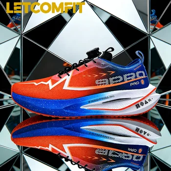 Casual Running Shoes Men Marathon Sports Carbon Board Breathable Lightweight Women's Comfortable Athletic Nonskid Sneakers 2026 1