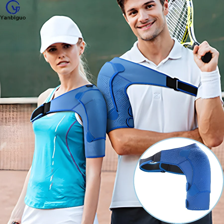 

Shoulder Support Brace for Men&Women,Compression Sleeve for Torn Rotator Cuff, AC Joint Pain Relief with Adjustable Neoprene