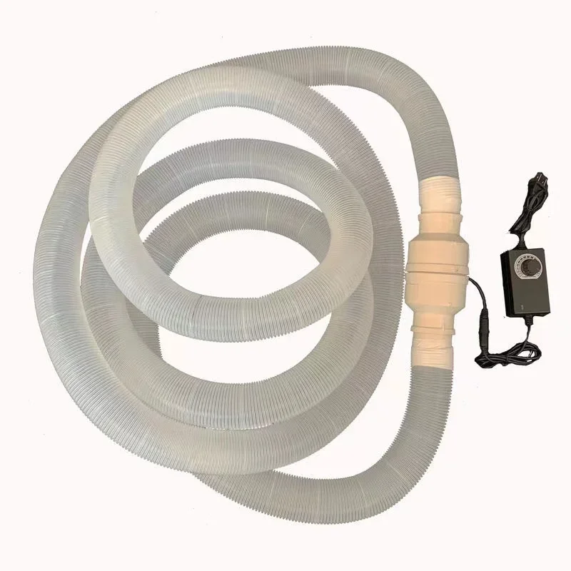 พัดลมดูดอากาศขนาดเล็ก พัดลมดูดอากาศในครัว 2/2.5/3.2/4/5/7.5 ซม. พัดลมดูดอากาศในห้องน้ำ ท่อดูดควัน พร้อมท่อขนาด 5 ม. 1