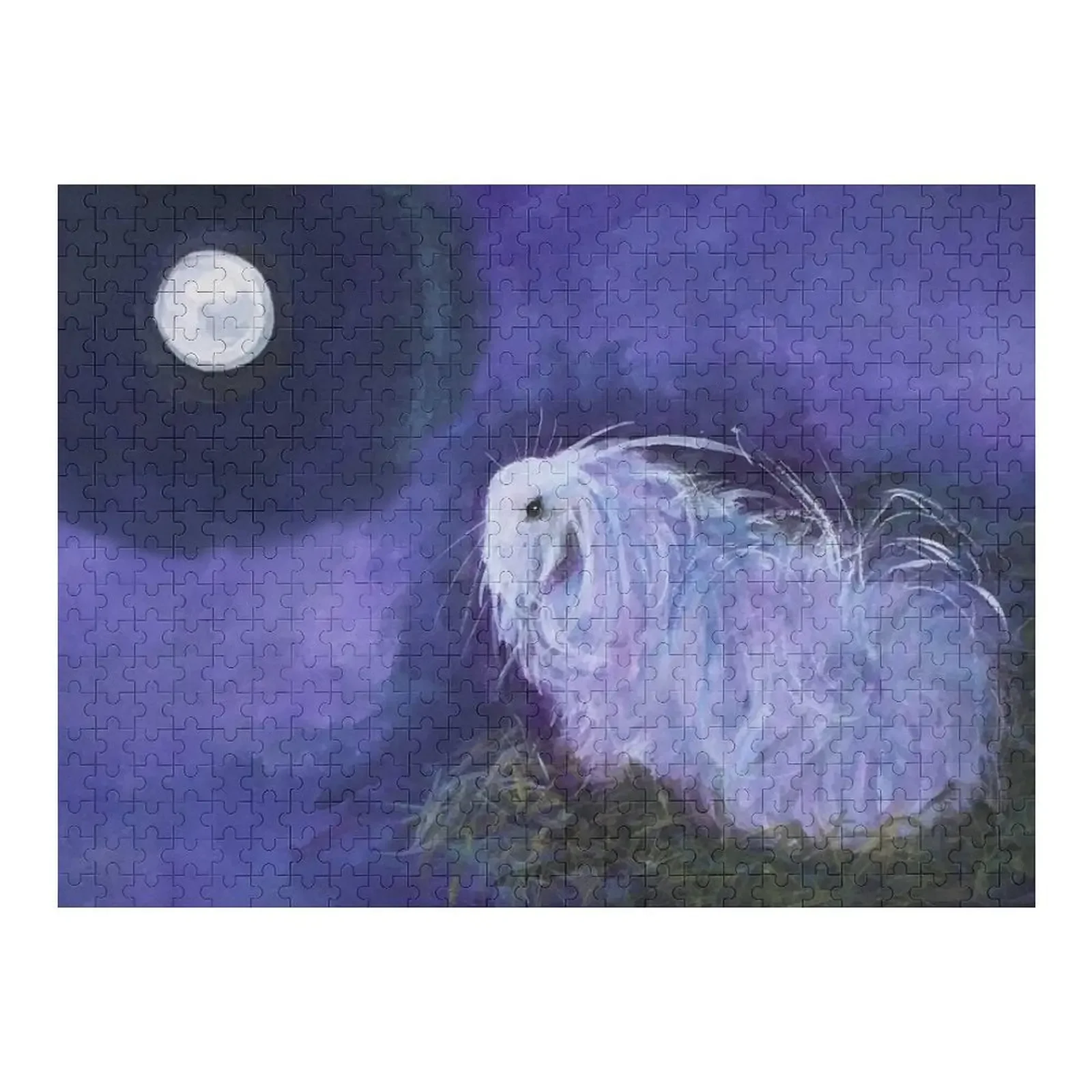 

Wishing on the Moon Jigsaw Puzzle Custom Gifts Custom With Photo Jigsaw Pieces Adults Puzzle