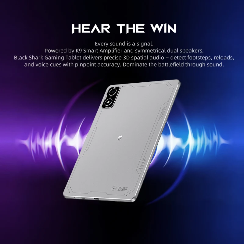 글로벌 버전 블랙 샤크 게이밍 태블릿 퀄컴 8S Gen 3 탑재 8.8'' 2.5K 144Hz 디스플레이 7300mAh 블루투스 5.4