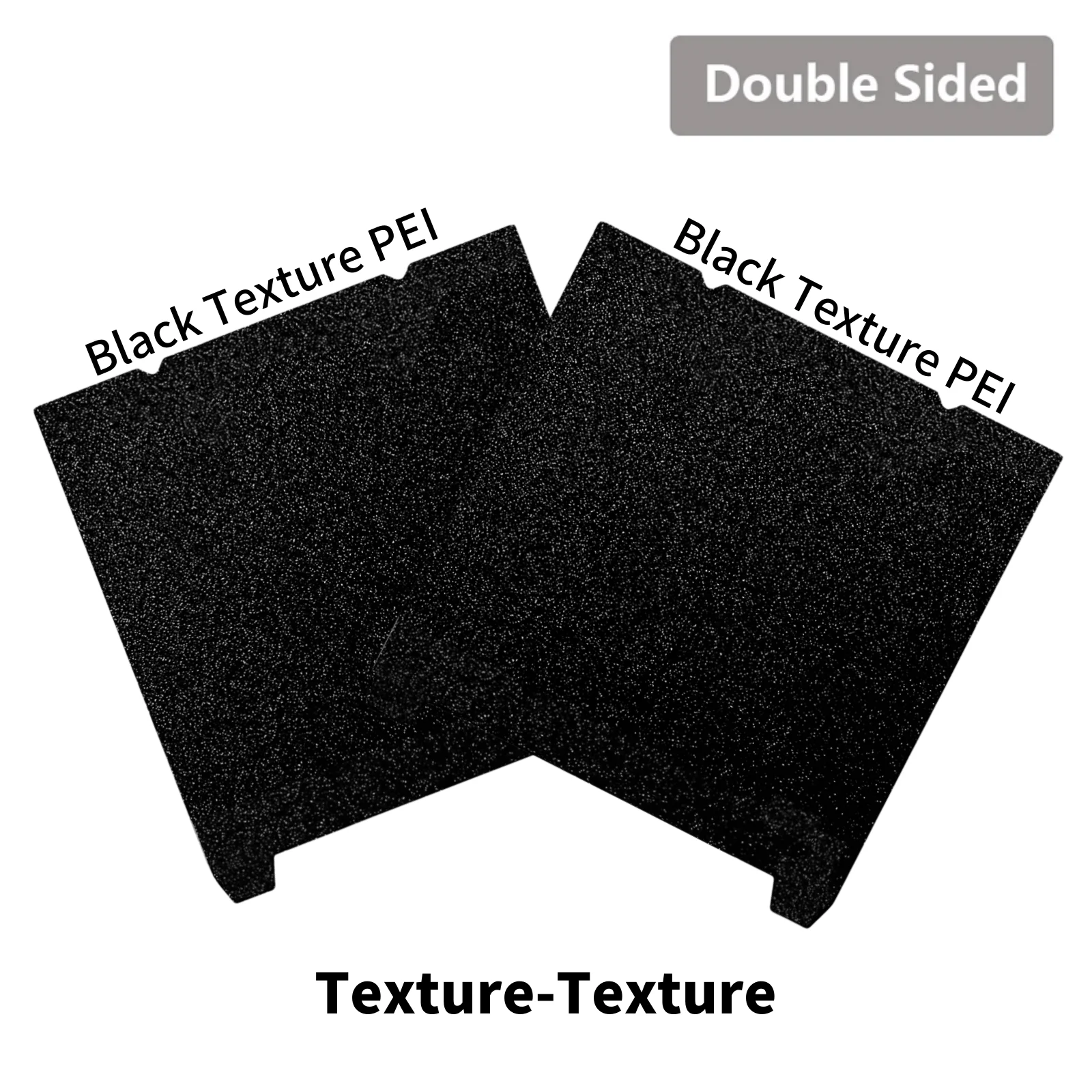 Textured Smooth PEI Magnetic Build Plate, 235x235mm, with Spring Steel Bed