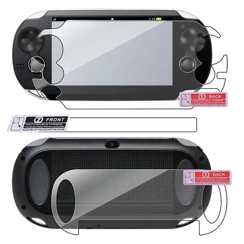

HD Tempered Glass Screen Protector For Sony P-S Vita PSV Psv1000 Non Reflective Anti-Scratch Front And Rear Soft Glass Film