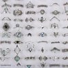 100 Pcs/Lot Bohemia Vintage Mix Style Finger Rings For Women Wholesale Gifts 2023 Fashion Jewelry 6