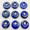 Natural Gem Stone Quartz Crystal Amethyst Lazuli 18mm Beads Donut Pendant Charm For Diy Jewelry Making Necklace Accessories 20pc 3