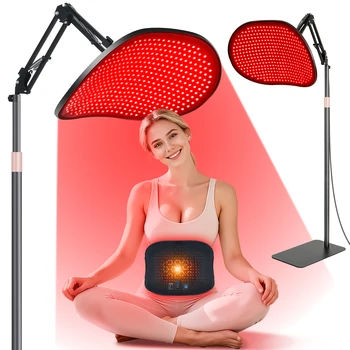 432PCS Red Light Therapy Bracket Light Mat 2-in-1 Relieve Muscle Pain For Full Body Face Near Infrared Light Sauna For Body Face