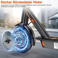 Trottinette électrique adulte Todimart T3 ABE, 36V 7.8AH, puissance de pointe 500W, 25-35KM, pneus alvéolés de 8,5 pouces, trottinette électrique urbaine 5
