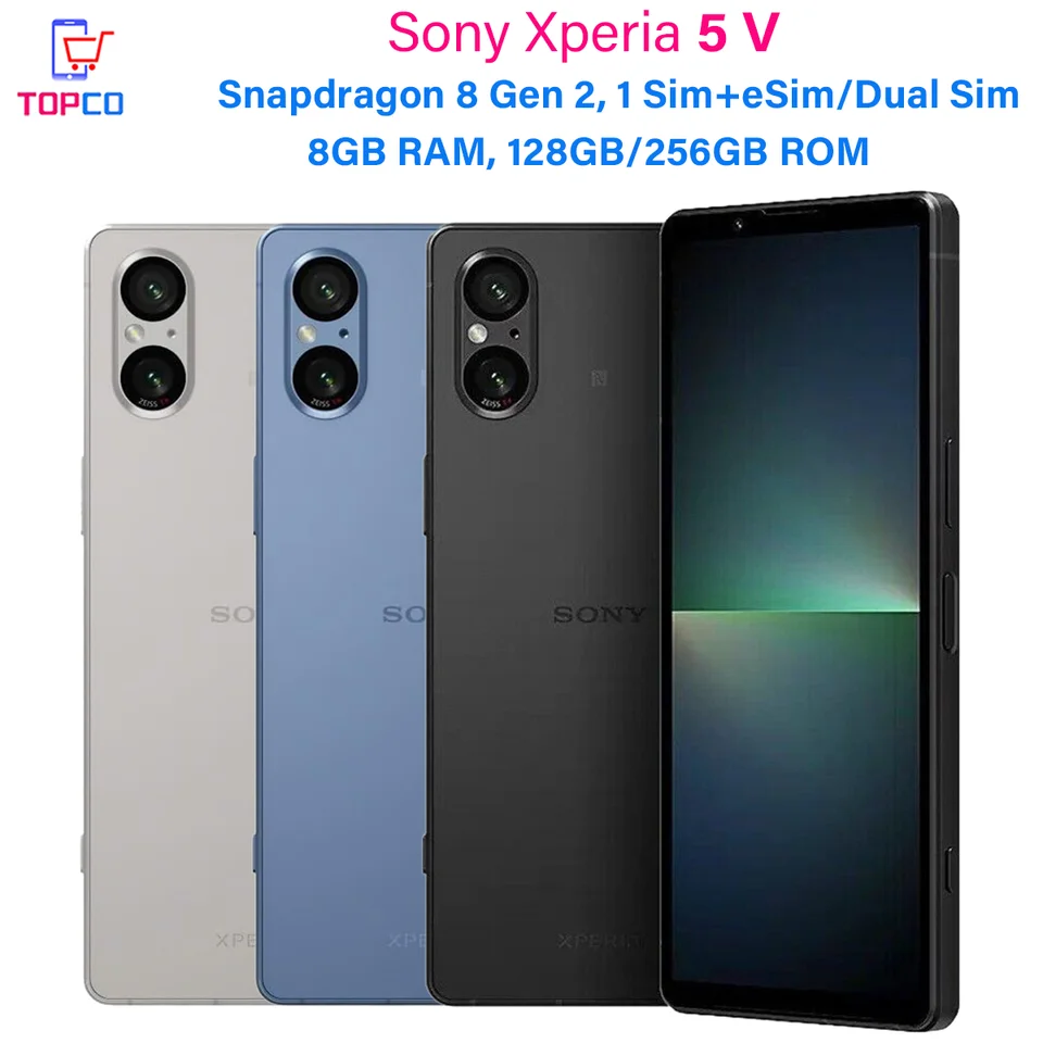 Sony Xperia 5 V 5G XQ-DE54 DE72 128/256GB ROM 8GB RAM 6.1
