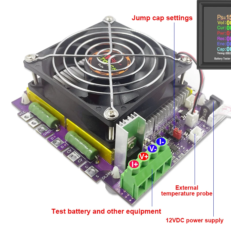 150W 25A 4-Wire Battery tester for 18650 Ternary Lithium Battery Car Zinc Manganese Dry Battery Lifepo4 Battery Pack test tools 5