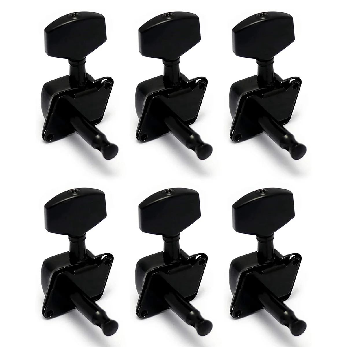 BAAU 24Pcs String Tuning Pegs Machine Heads Tuners Right Hand Electric Acoustic Guitar Parts Replacement