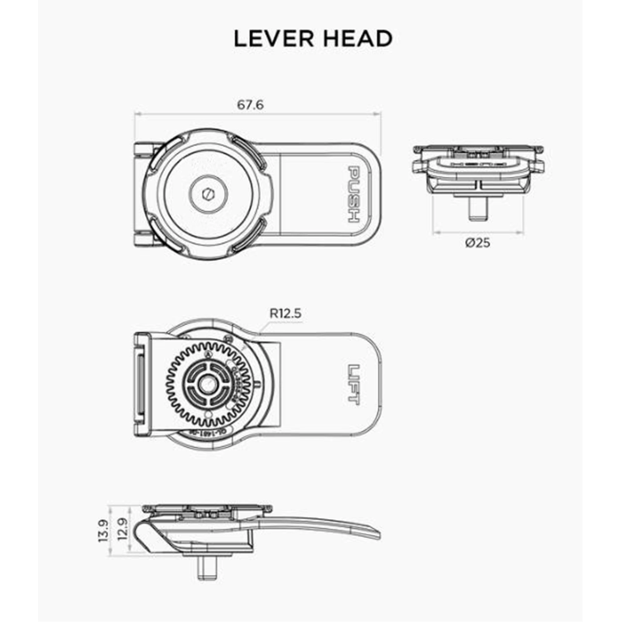 Quad Lock 360 Head - Lever Head - Quad Lock® UK - Official Store