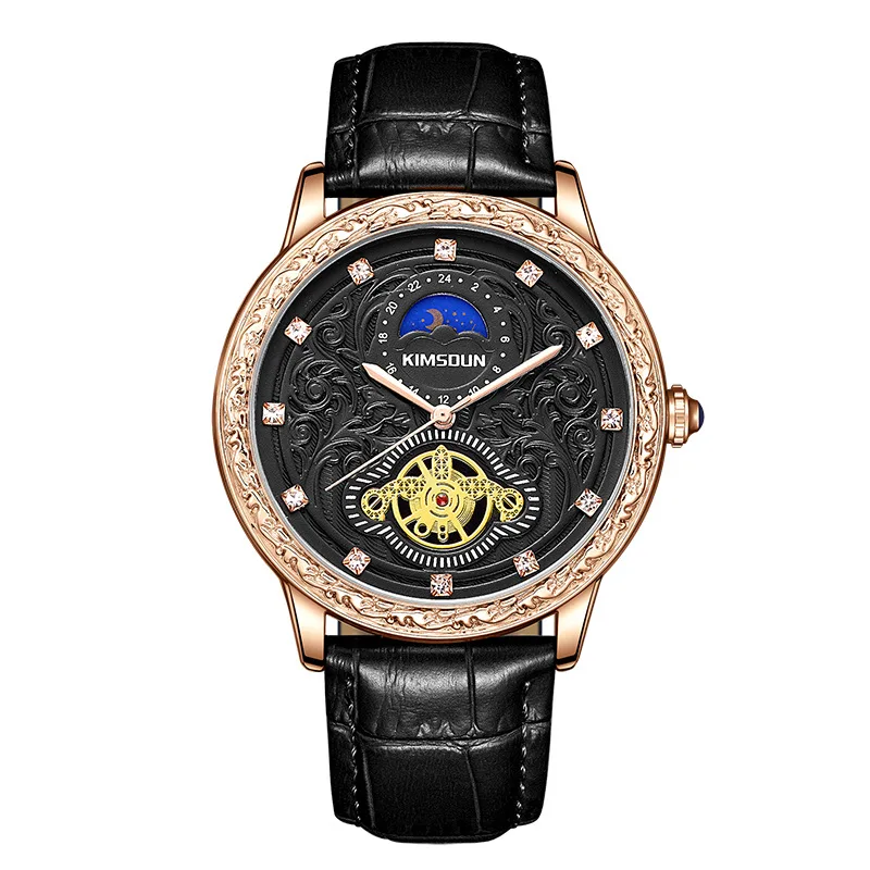 Vintage Watch for Men Military Luxury Watches Carved Unique Design Quartz Wristwatch Bussiness Sports Male Clock Reloj Hombre