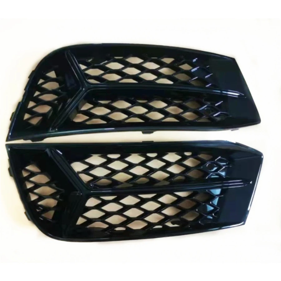 

For Audi A3 17-19 Imported S3 Honeycomb Fog Lamp Frame Fog Lamp Cover Modified Lower Mesh Intake Grille