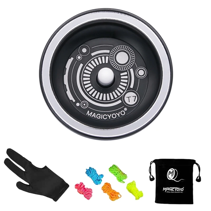 

Йо-Йо MAGICYOYO T7 для детей, металлический телефон, йо-йо, Профессиональный Йо-Йо для начинающих, с сумкой и 5 сменными нитями для йо-йо