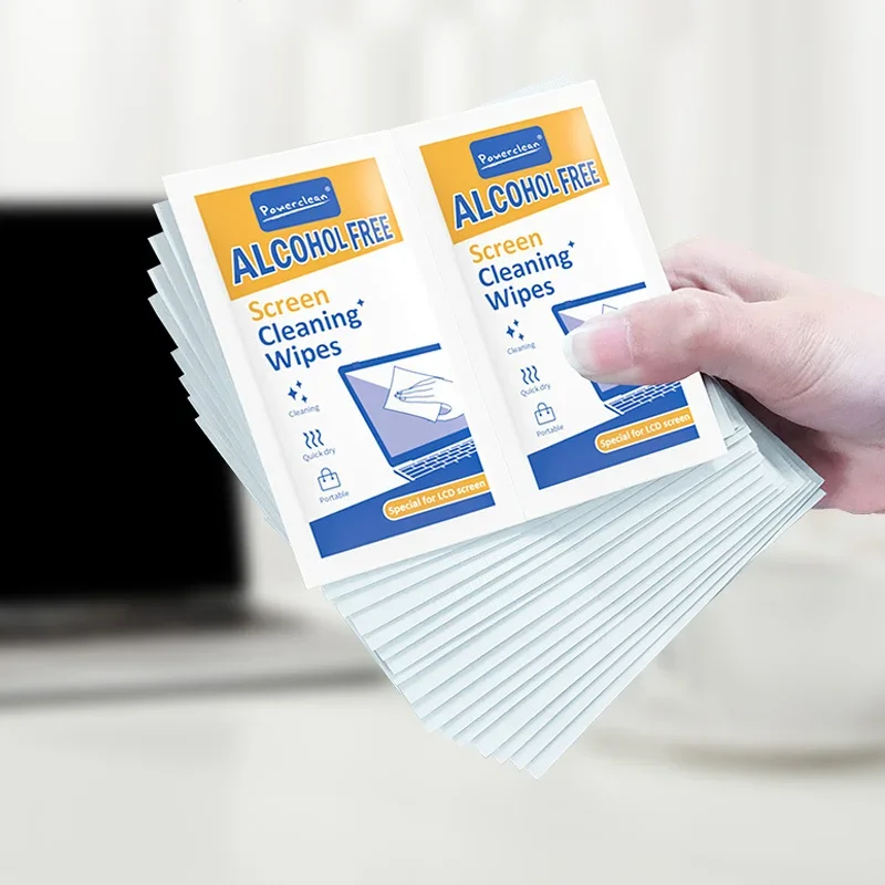 40 Pack PC Cleaners Wipes - Dry and Wet Screen Cleaning Cloths for Cars, Phones, Tablets, Laptops, TVs and Monitors 6