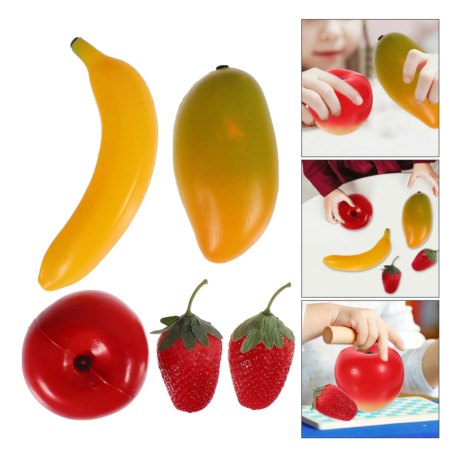 

of Fruit Shakers Simulated Fruit Toys Early Educational Musical Percussion Instruments for Toddlers Simulated Fruit Toys