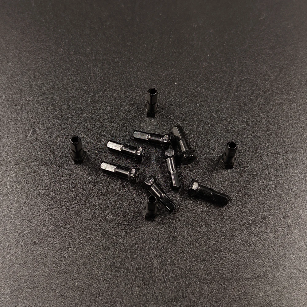 Hexagon MTB Road Bike Spoke Nipples 14G Gauge 14mm Aluminum Alloy Ultralight Weight 0.35g/PC Bicycle Parts