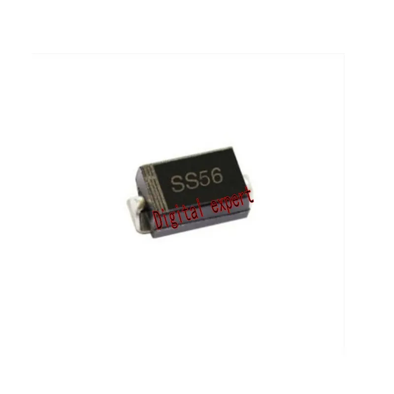 50 Pcs SS56 SR560 60V 5A Sma Smd Schottky Diode DO-214AC yyt m7 rectifier diode 1n4007 2 3 4 5 6 1 m1 2 3 4 5 6 7 do 214ac sma