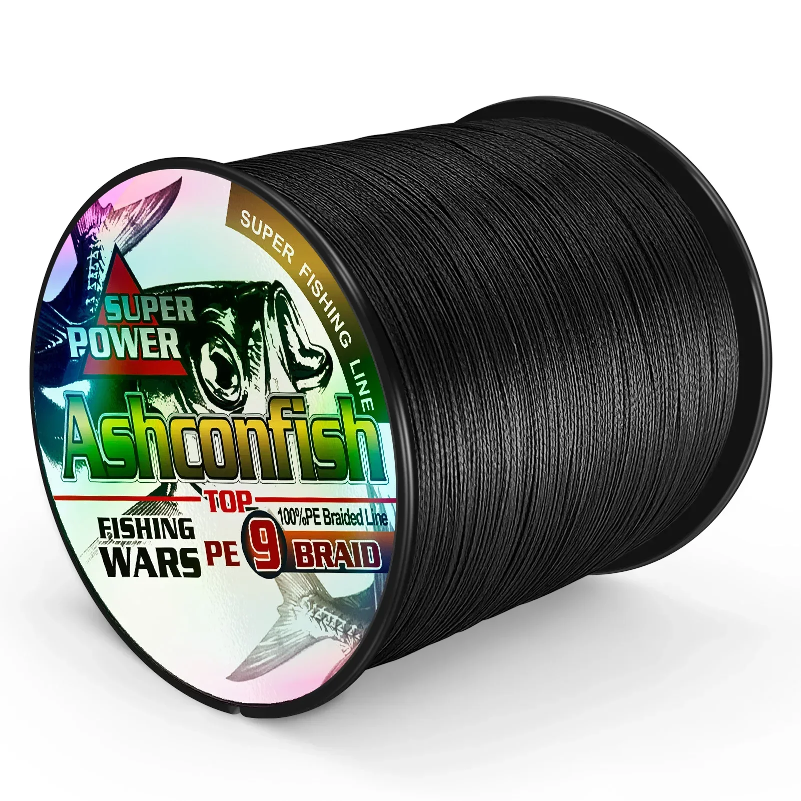 Ashconfish Braided Fishing Line Multifilament Carp Fly 9 Strands 2000M Multicolor Japan Extreme PE Strong Weave Wire 15LB-310LB 4