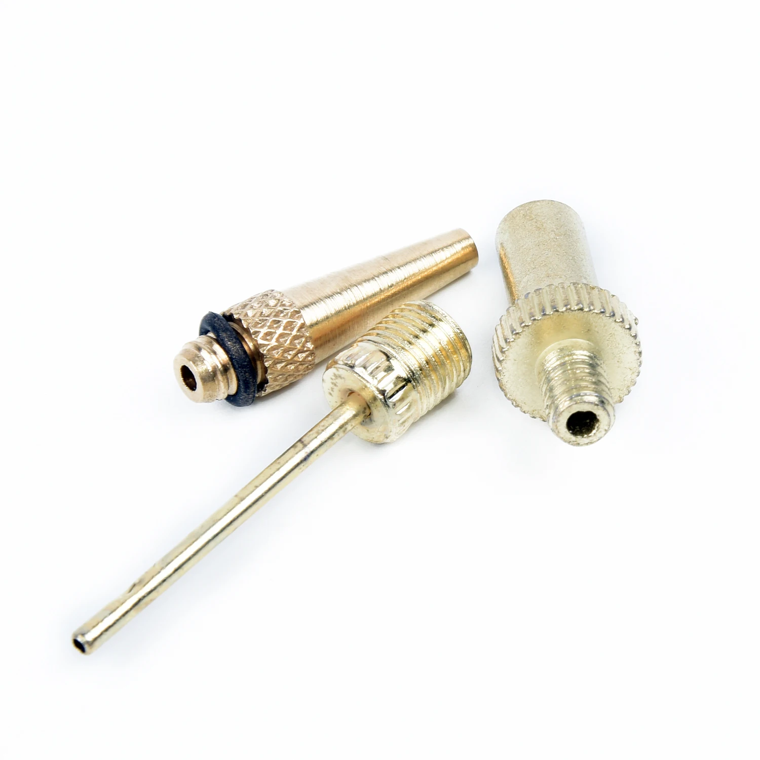 Inflatable Needle 6pcs Inflatable Needle Nozzle Air Valve Adapter Pump Parts For Football Bicycle Bike Tire Alloy Wheel Valve Cycling Accessories