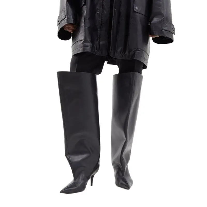 618111-bf7e26.jpg Elegant Over-the-knee Boots for Women, Pointed Toe, Stiletto, Long Boots, Thigh High Boots, Shoes for Women, New Arrival, 2023 - Image 1