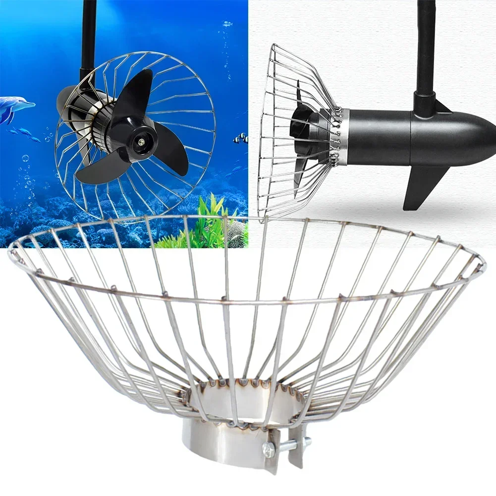 Boat Outboard Motor Propeller Guard, Stainless Steel Material, Prevents Propeller Damage, Enhances Safety, Easy Installation