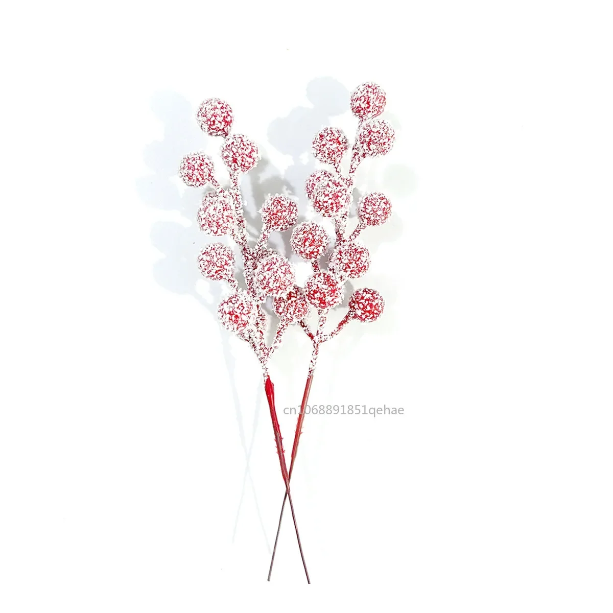 50/12/5Pcs Christmas Decor Artificial Red Fruit Holly Berries Red Berry Branches for Christmas Tree Pendant Wreath Gift Ornament