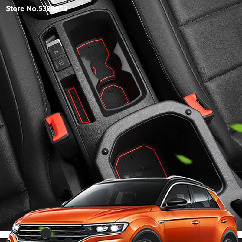 Коврик для автомобильных ворот нескользящий Volkswagen VW T-ROC TROC 2018 2019 2020 2021 |