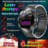 2025New Laser Therapy ECG+PPG Smartwatch For Men Women Sapphire Glass Screen Heart Rate Blood Lipid Uric Acid Health Smart Watch 1