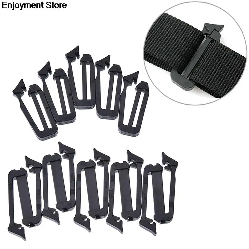 Carabiner Clips Backpack Clips 5pcs Backpack Accessories Molle Webbing Buckle Strap Belt End Clip