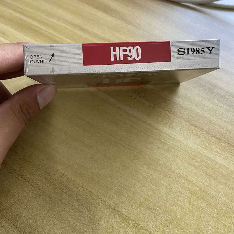 1PCS 1985 HF90 Minutes Blank Tape High Clarity Magnetic Audio Tape Standard Cassette Blank Recorder Tapes audio cassette tape
