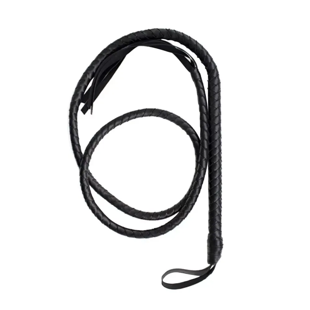 PU Leather Horse Whip Riding fBull Whip or Horse Training Crop Equestrian bat 190CM equestrian whip riding accessories